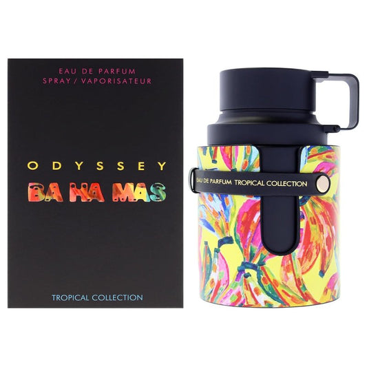 Armaf Odyssey Ba Ha Mas Tropical Collection - Fruity Aquatic Woody Eau de Parfum Spray | Long-Lasting Unisex Fragrance, 3.4 oz / 100 ml