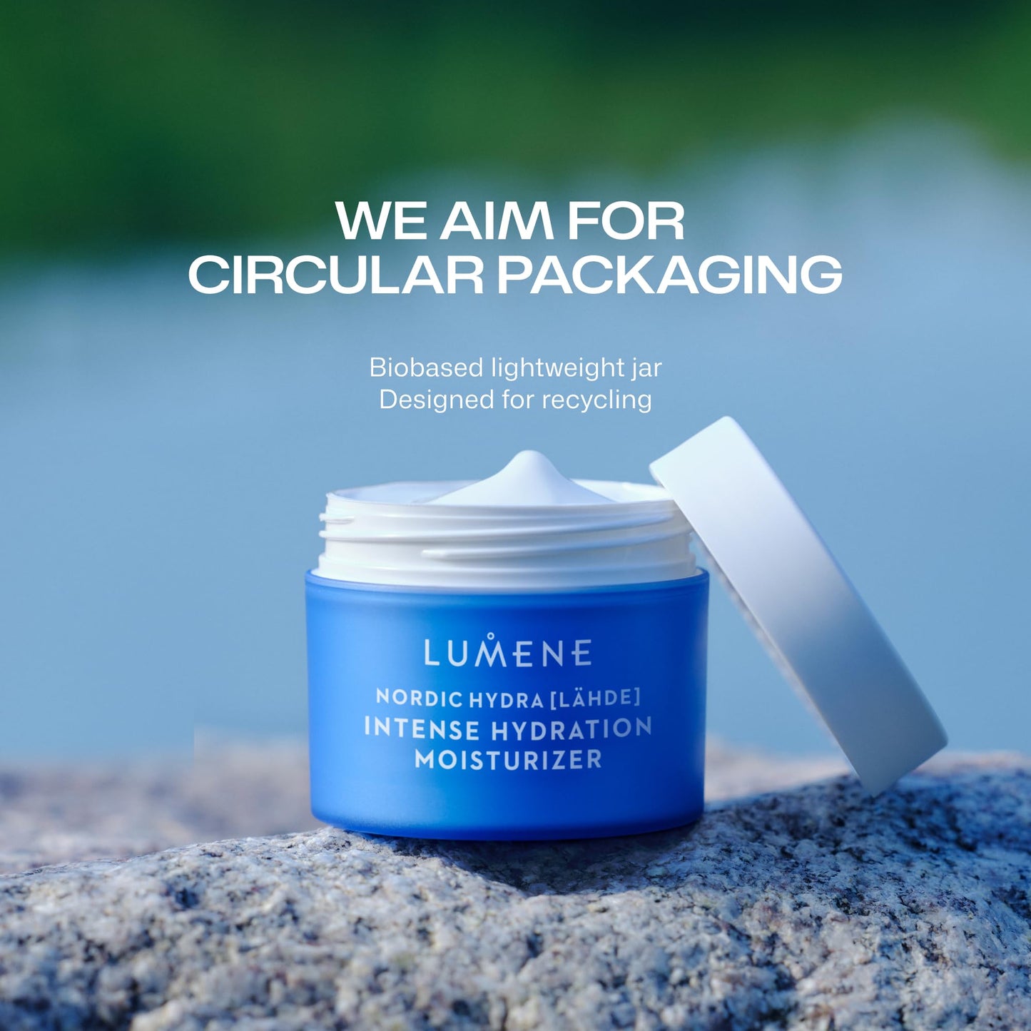 Lumene Nordic Hydra [LÄHDE] Intense Hydration Moisturizer | With Triple Hyaluronic Acid to Hydrate Dry Skin | Lightweight and Non-Greasy | Plumping Face Cream for All Skin Types | Vegan | 50 ml