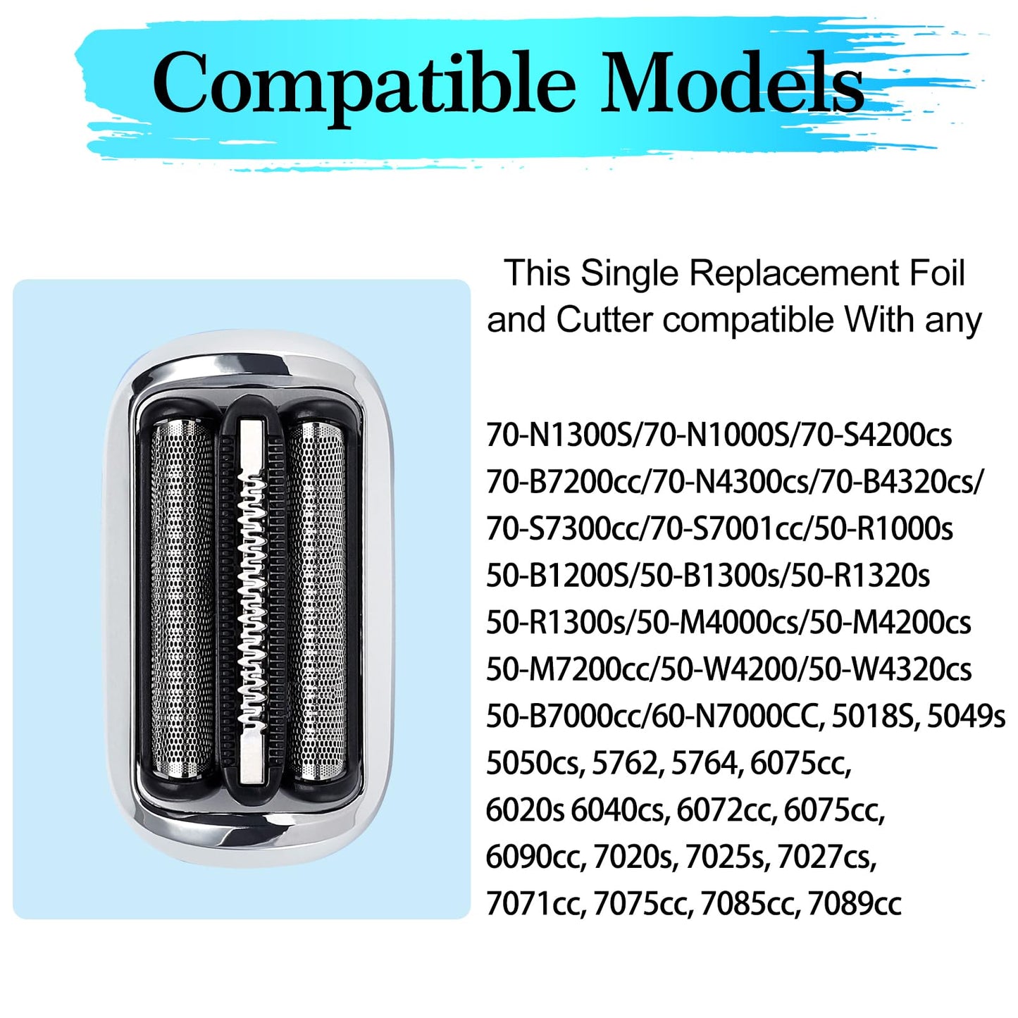 73S Series 7 Electric Shaver Replacement Head Compatible, 73S Replacement Electric Shaver Heads for Men Razor Shaving Blades Fit for Series 7 5764 7020s 7025s 7085cc 7027cs 7071cc