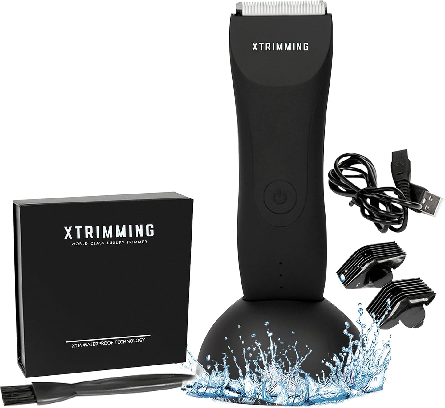 Men's Body Hair Trimmer - Personal Groomer for Smooth Shaving | Waterproof Design, Ergonomic Grip