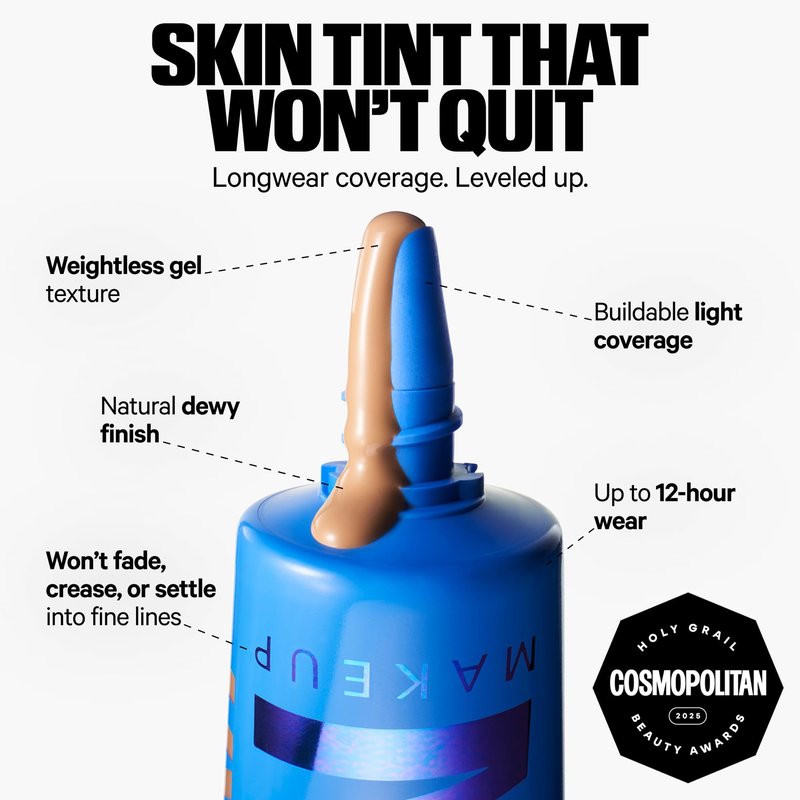 Milk Makeup Hydro Grip Hydrating Gel Skin Tint – 12HR Lightweight Buildable Coverage with Hyaluronic Acid for Natural Dewy Finish – Non-Comedogenic – 2 Fair w/Neutral Undertones, 1oz