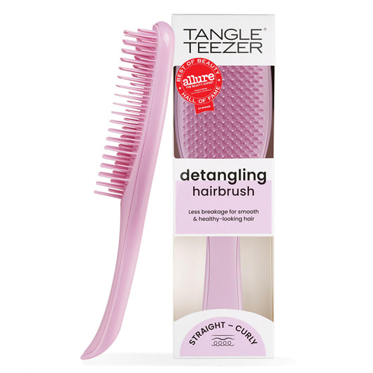 Tangle Teezer Ultimate Detangler Brush for Wet & Dry Hair, Eliminates Knots & Reduces Breakage for Straight to Wavy Hair Types, Amazon Exclusive Rosebud