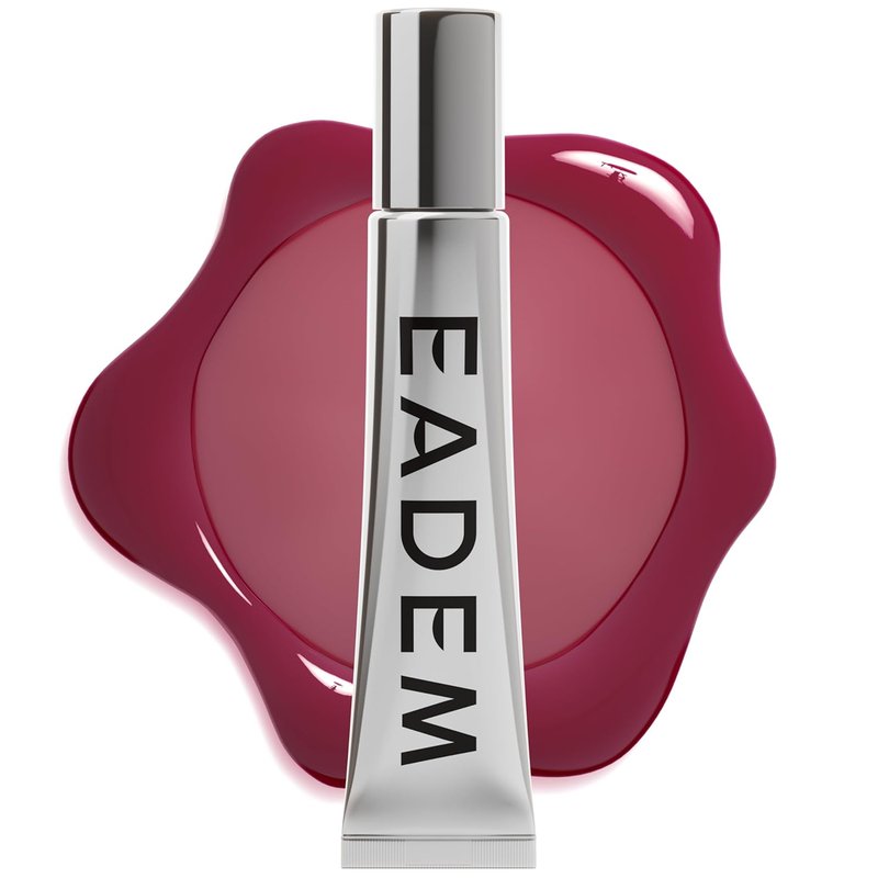 EADEM Le Chouchou Lip Softening Balm - Hydrating Lip Gloss & Plumper | 0.5 oz Bissap Glaze