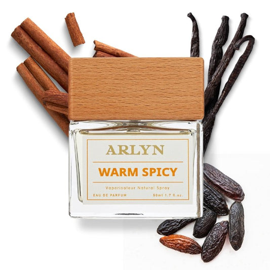 Warm Spicy Eau De Parfum | Long-Lasting Unisex Fragrance with Sandalwood, Vanilla & Cinnamon - 50ml / 1.7 oz