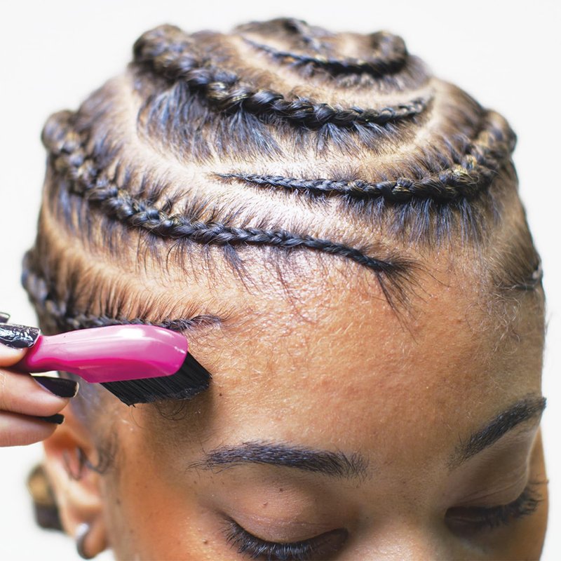 Black Panther Braid Gel | Extreme Hold, | Enriched With Multivitamins I No Flaking or Drying | Long Lasting for Braids, Locs, Twists, Cornrows, Protective Styles, Smooths & Tames Frizzes