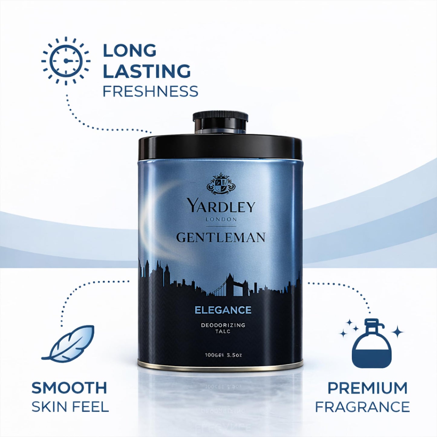 Yardley Elegance Perfumed Talcum Powder 100gm