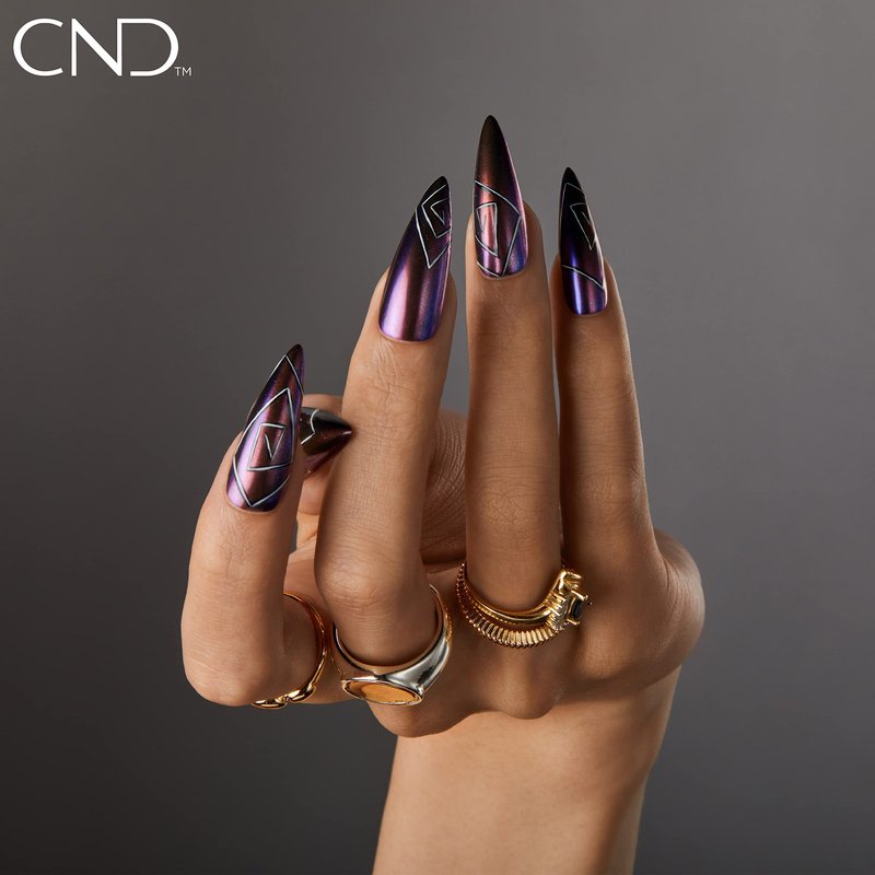 CND Vinylux Longwear Metallic Nail Polish, Gel-like Shine & Chip Resistant Color, 0.5 Fl Oz