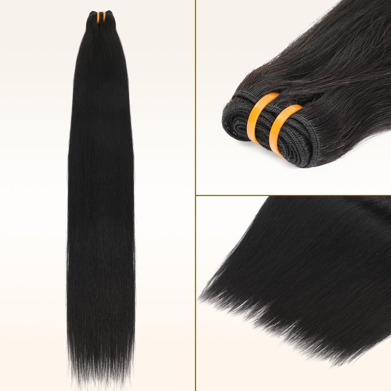 16A Raw Straight Bundles Human Hair 1 Bundle,18 Inch,Triple Lifespan,Burmese Virgin Remy Hair Extensions,No Tangle Shedding