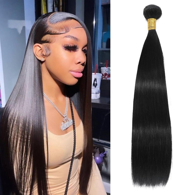 18-Inch Brazilian Straight Hair Bundles - 100% Unprocessed Remy Virgin Quality | Intact Cuticle, Long Lifespan