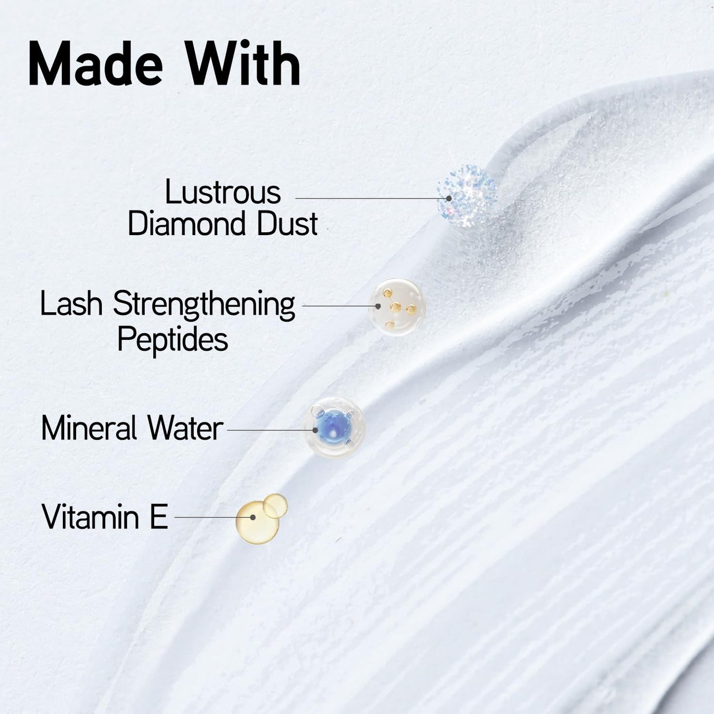 Physicians Formula Mineral Wear Diamond Mascara - Lash & Brow Enhancer for Sensitive Eyes | Dermatologist Tested