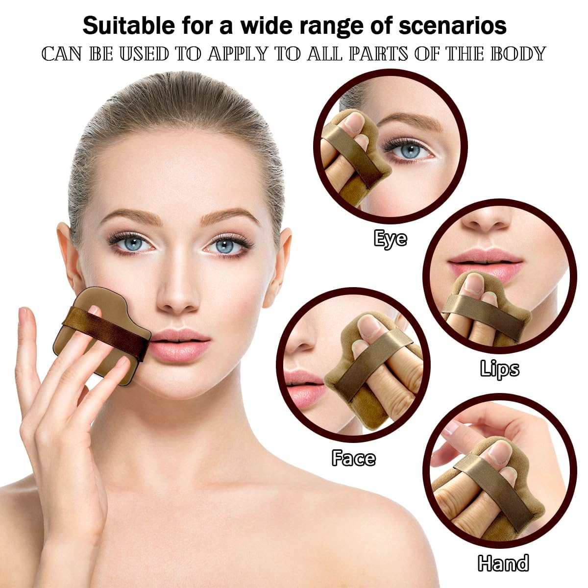 40Pcs Brown Makeup Brush Set - Professional Synthetic Brushes for Blush, Foundation, Eye Shadow & Concealer | Includes Beauty Blender Sponge