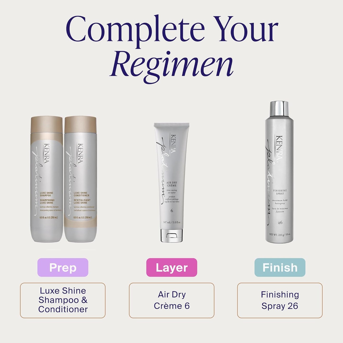 Kenra Platinum Air Dry Crème 6 - Time-Saving Hair Styler for Natural Body & Frizz Control | All Hair Types