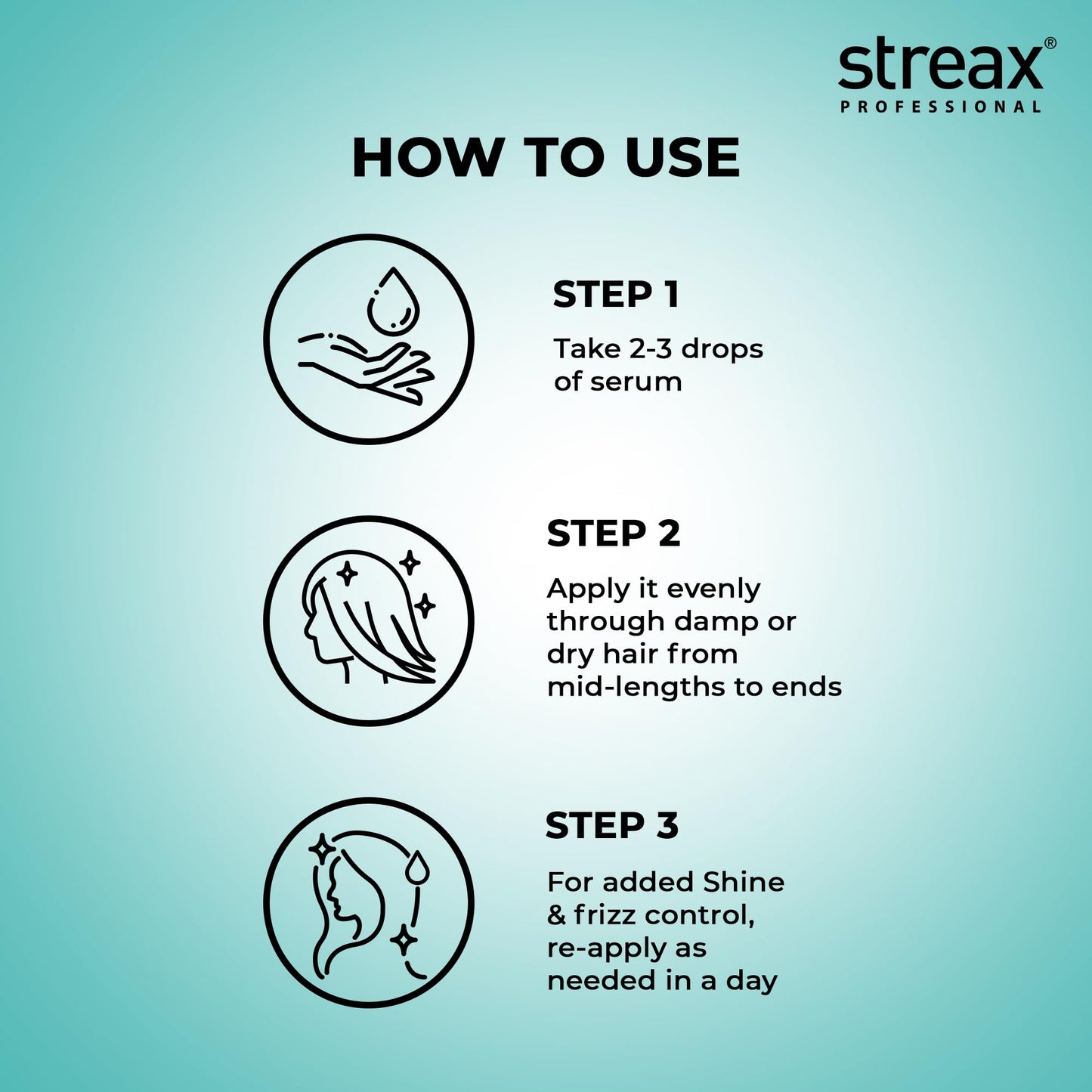 Streax Pro Hair Serum VITA GLOSS- Combo (200ml)