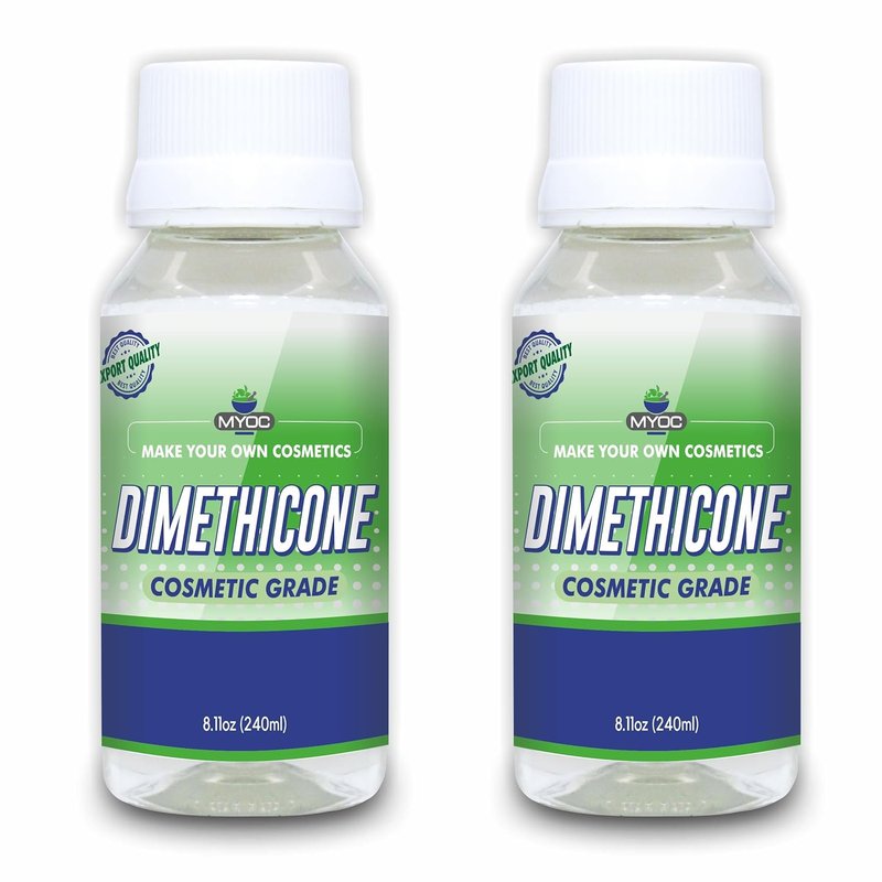Dimethicone Silicone Emollient - Cosmetic Grade for Creams & Hair | Pack of 2, 240 ml (8.11 fl oz)