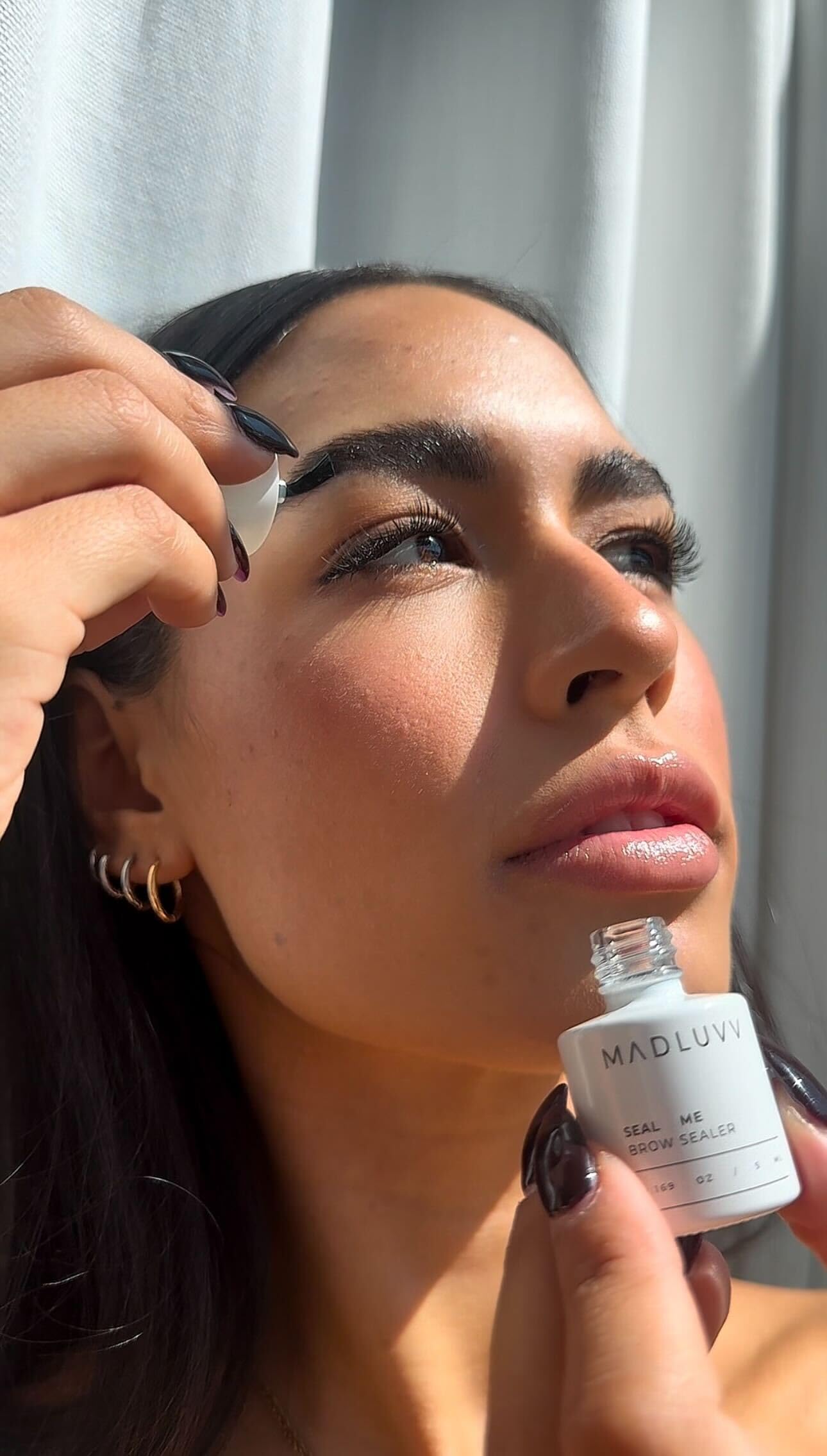 MADLUVV Seal Me Brow Sealer – Locks Brow Makeup in Place for 36 Hours – Brow Top Coat That’s Sweat-Proof, Waterproof & Lightweight – Use Over Madluvv Brow Stamp Kit/Eyebrow Stamp or Brow Pencil