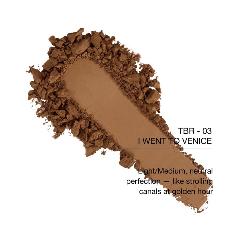 KimChiChic Beauty Thailor Bronzer, Silky Matte Finish for a Sun-Kissed Glow, Buildable Formula, Heart-Shaped Compact with Mirror, Cruelty-Free, I Went to Venice