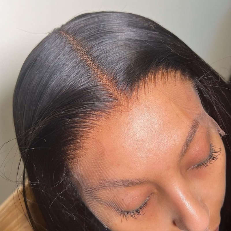 VINOVILLO 4x4 Skinlike Real HD Lace Closure Only Body Wave Ultra Thin Invisible Lace Virgin Human Hair Closure Pre Plucked Natural Hairline Sew In Closure Piece 14 Inch Natural Black