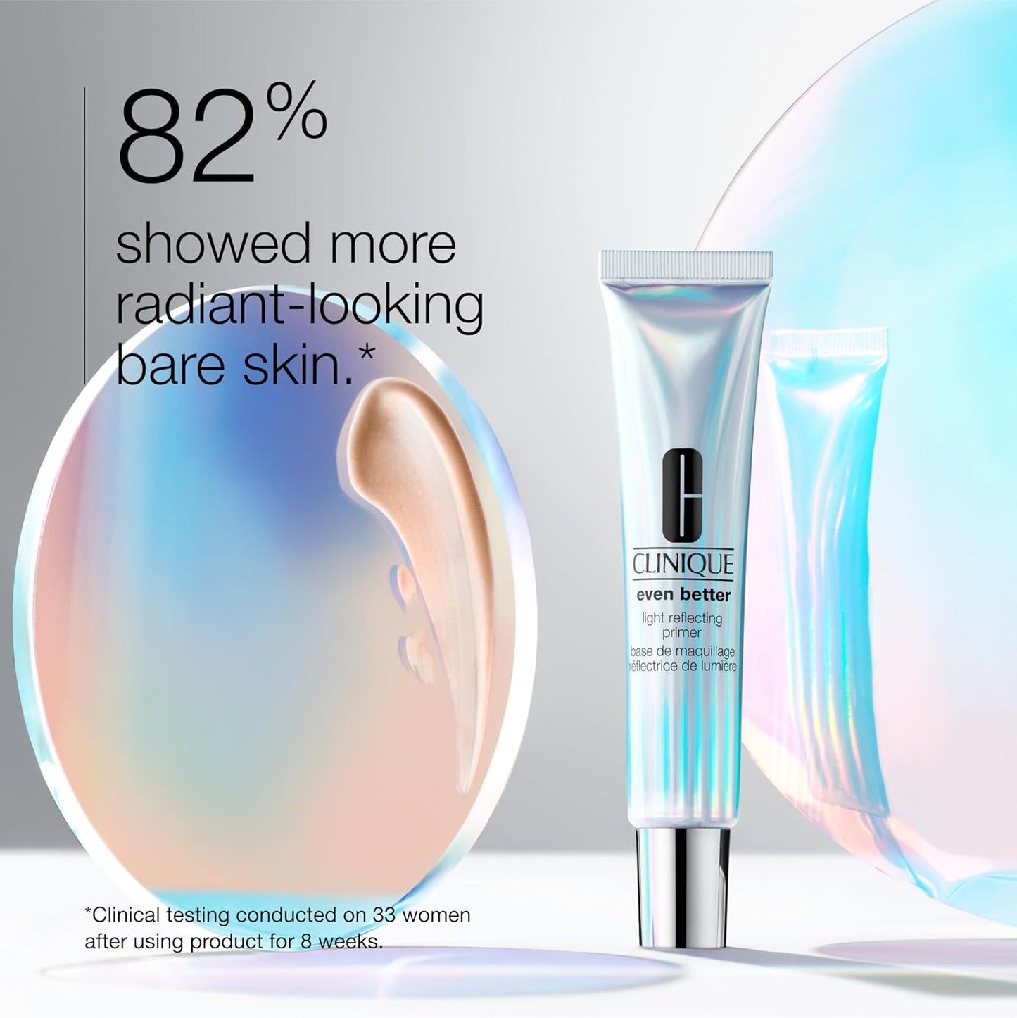 Clinique Even Better Face Primer - Hydrating Vitamin C & Hyaluronic Acid | Lightweight, Illuminating Finish for All Skin Types