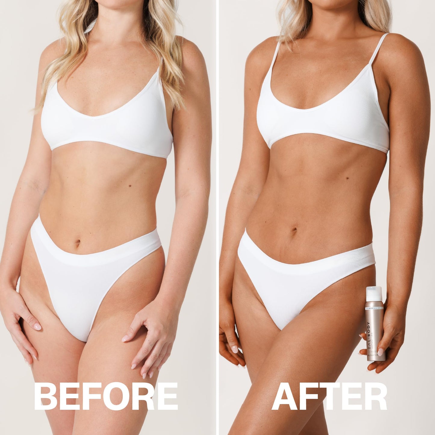 Bali Body Instant Tan Medium-Dark - Instant Tan & Sunless Tanning Solution - Self Tanner for Dark & Airbrushed Glow, Vitamin E, Vegan & Cruelty-Free, Glow Body Self Tanners (97 ml/3.28 fl oz)
