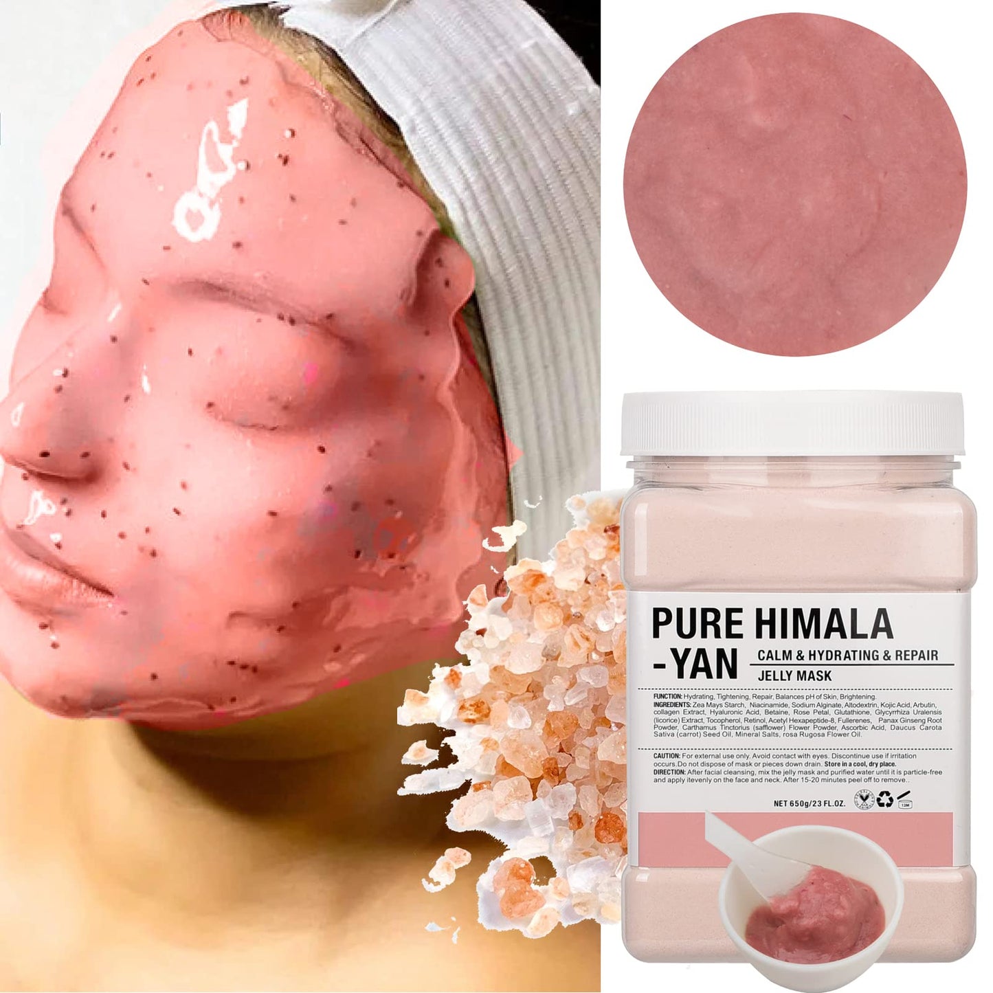 Nielies Cherry & Pure Himala Yan Jelly Mask, Jelly Mask for Facials Professionals, Jelly Face Mask, Vajacial mask