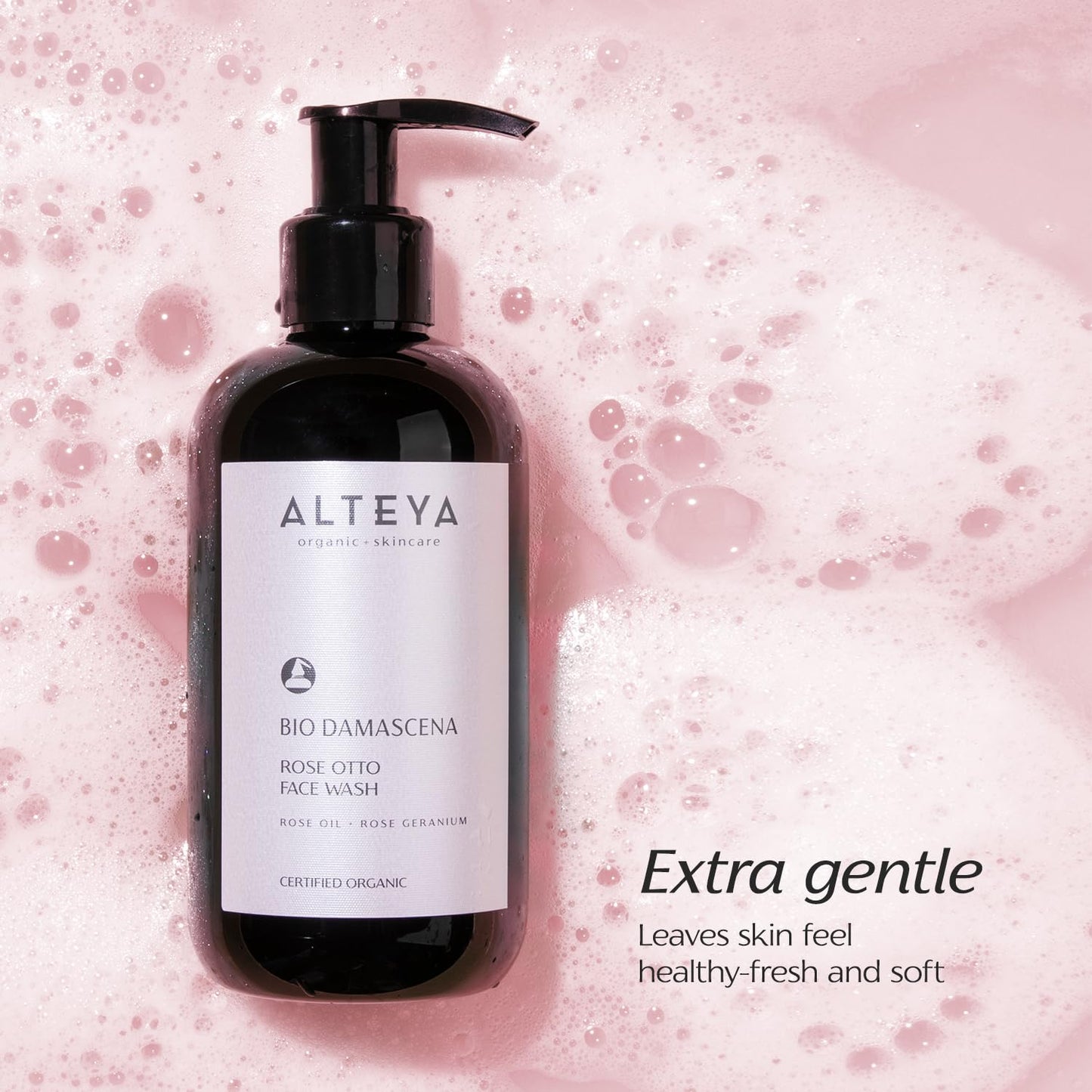 Alteya Organics Face Wash USDA Certified Organic Skin Care 8.5 Fl Oz