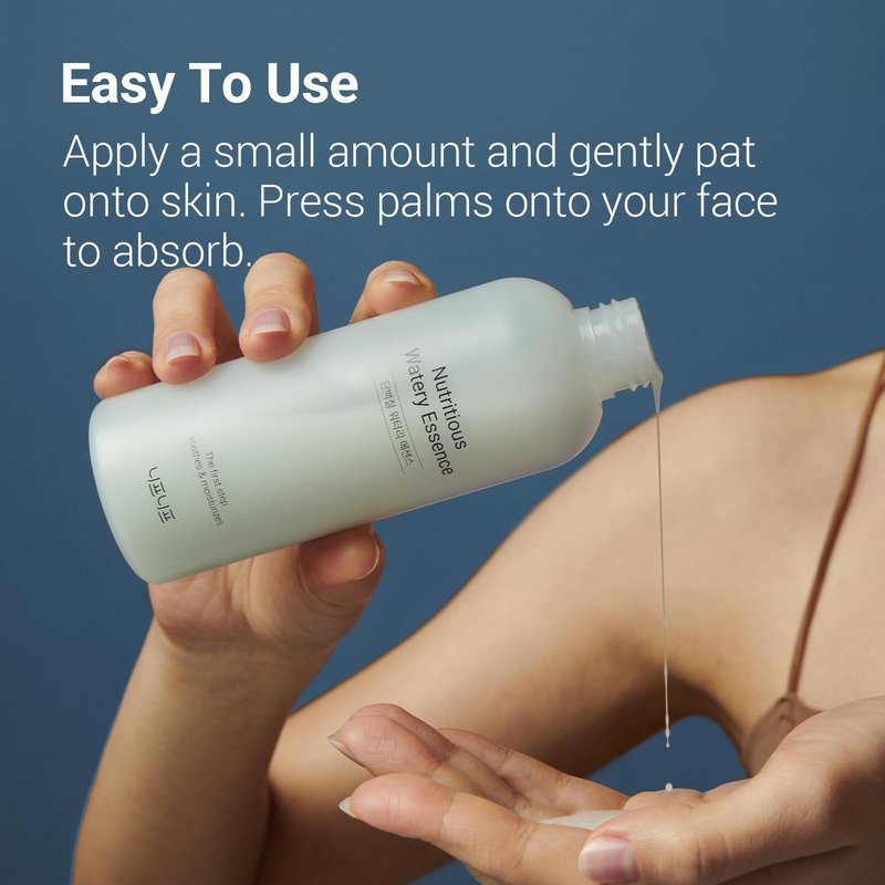NEAF NEAF Nutritious Watery Essence, All-in-one Power Plant-Protein Toner for Soothing and Hydrating, Gentle Exfoliation, CICA Calming, Niacinamide, Korean Skincare, Glass Skin (180ml / 6.08 fl.oz.)