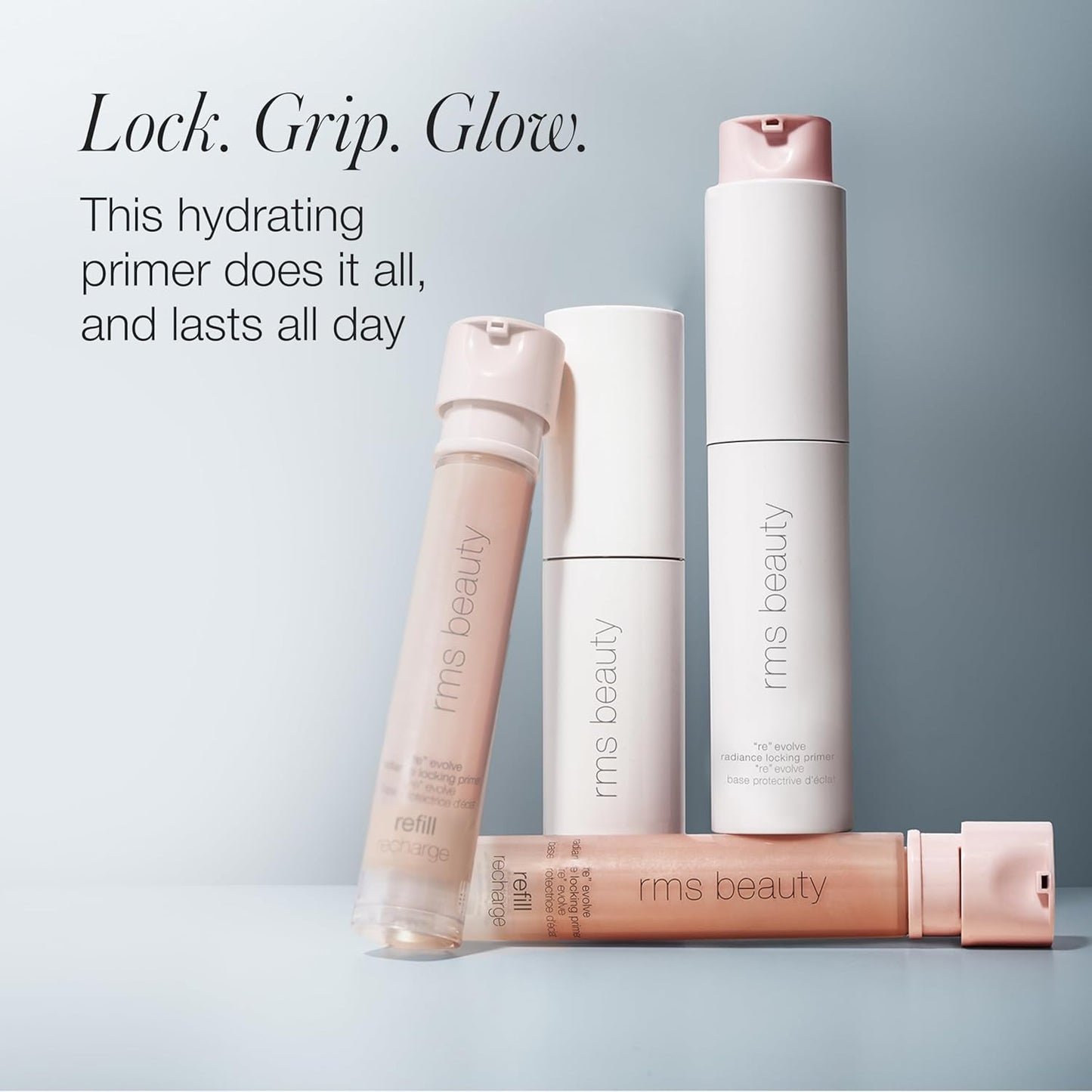 RMS Beauty Radiance Locking Primer - Lightweight Illuminating Makeup Base | Hydrating Oil-Free Formula, 1 oz