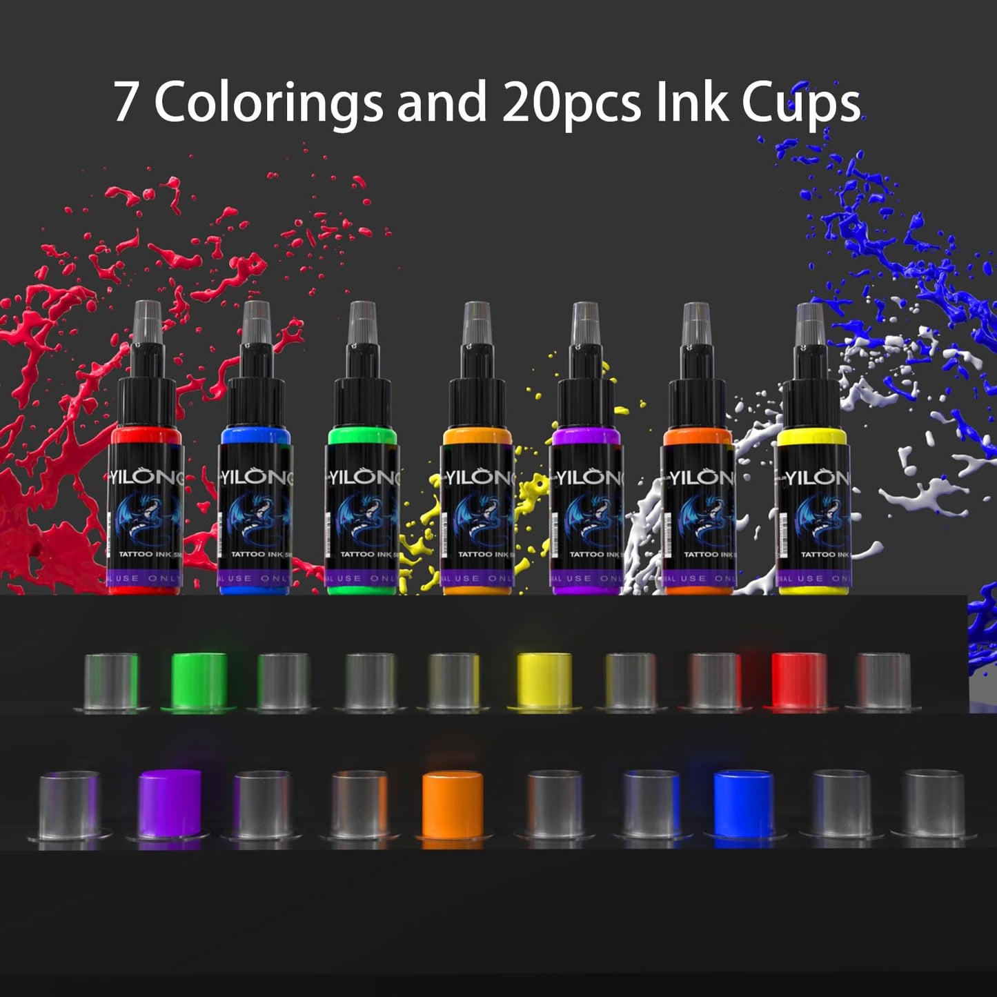 Wireless Tattoo Gun Kit Complete for Beginners Rotary Pen Machine