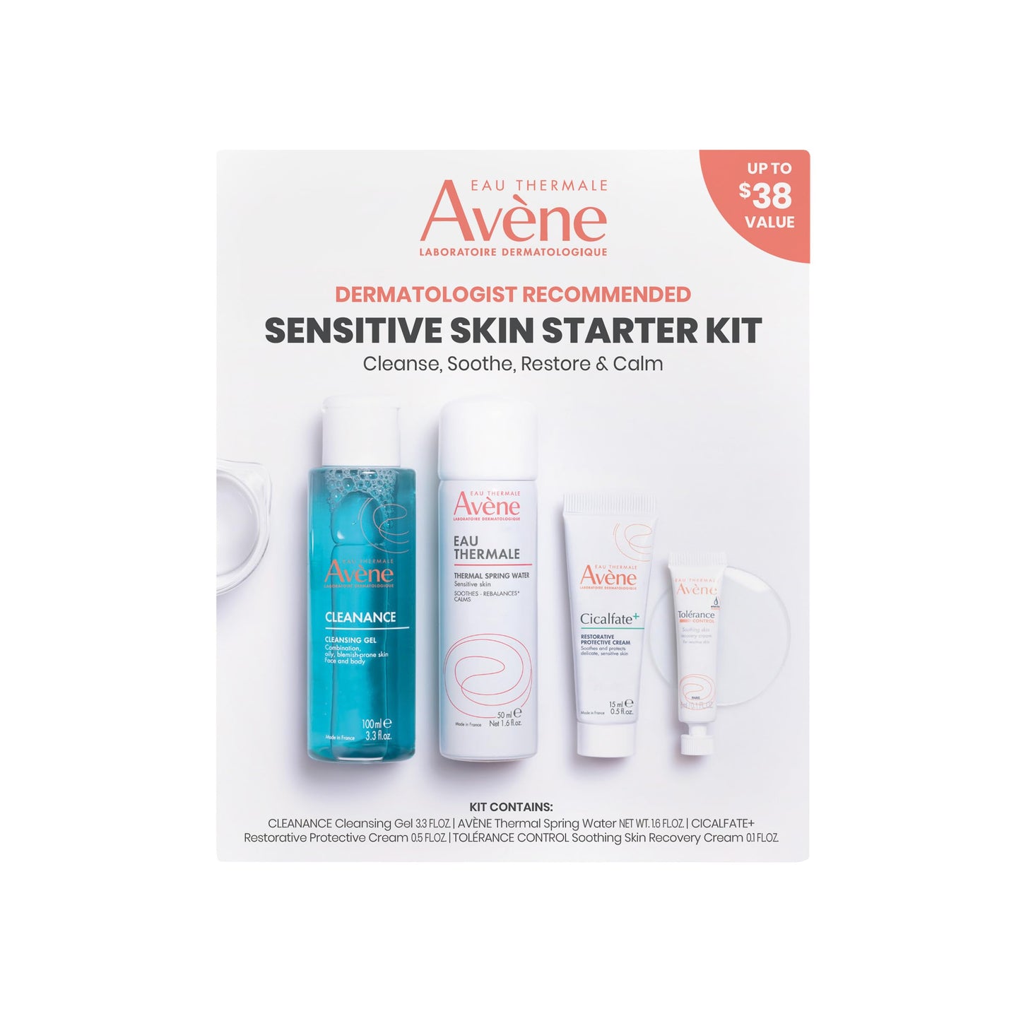 Avène Tolerance Control Soothing Skin Recovery Cream, Sensitive Face Lotion Restores Skin Barrier, Face Cream Soothes Redness, Face Moisturizer - Sterile Packaging -Preservative-Free & Fragrance-Free