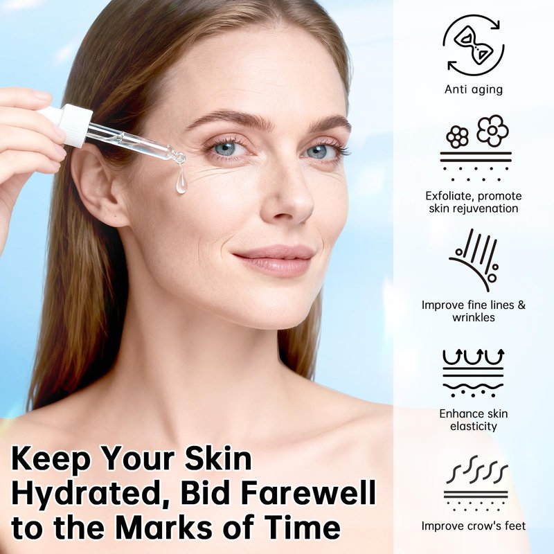 Peptides Serum For Face, 30ML Multi Peptide Face Serum For Anti-aging, Peptide Serum For Moisturizing.