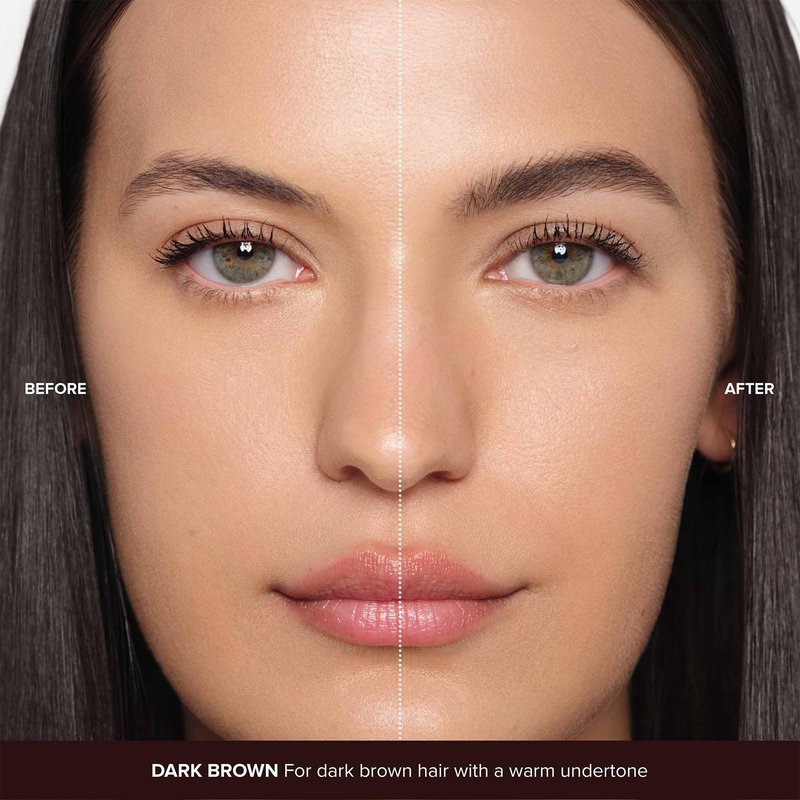 Anastasia Beverly Hills Volumizing Tinted Brow Gel - Lightweight Buildable Volumizing Brow Gel for Natural Tint, Fullness & Definition with Long-Wearing Up to 24-Hour Hold - Dark Brown