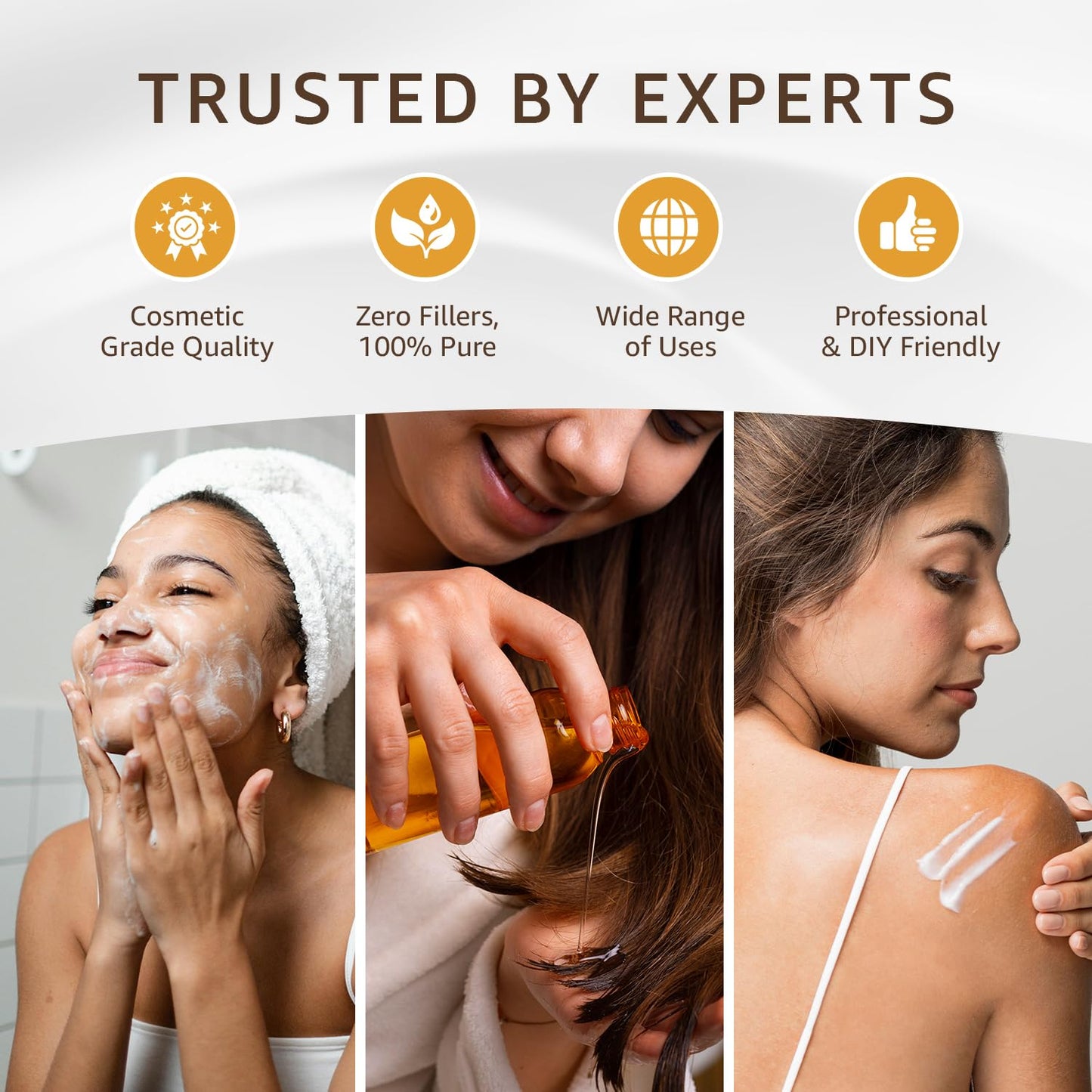 DIMETHICONE Oil 100% Pure - Cosmetic Grade | 350 CST Medium Viscosity | Ideal for Moisturizers, Lotions, Hair Products, 16 oz
