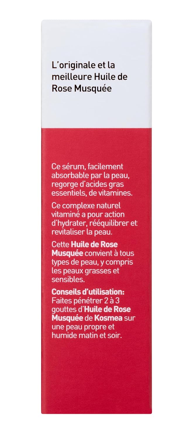 Kosmea Rosehip Oil - Premium Anti-Aging Face & Body Oil | Super-Critical Extraction - 0.68 fl oz