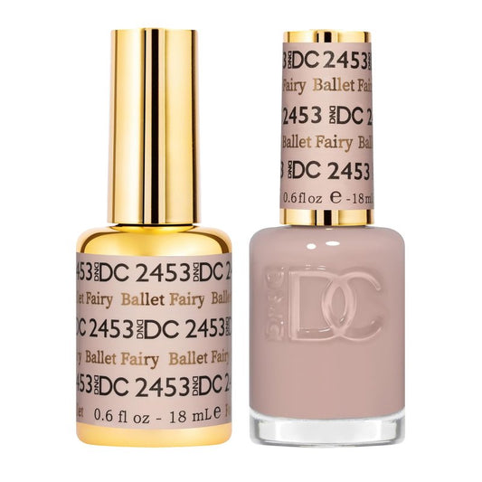 DND DC Gel Polish Set, Sheer Collection, UV Gel Polish and Air Dry Nail Lacquer, Matching Chip-Free Polish Duo, 0.5 Fl Oz Each