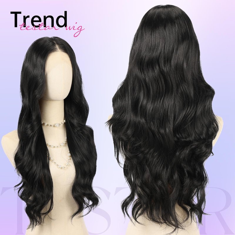 testar Platinum Lace Front Wigs 13x6 HD Lace Wigs Long Body Wave Blonde Hair Wigs for White Women Ready to Wear Glueless Wig Heat Resistant Synthetic Wig Daily Wear (28 Inch)