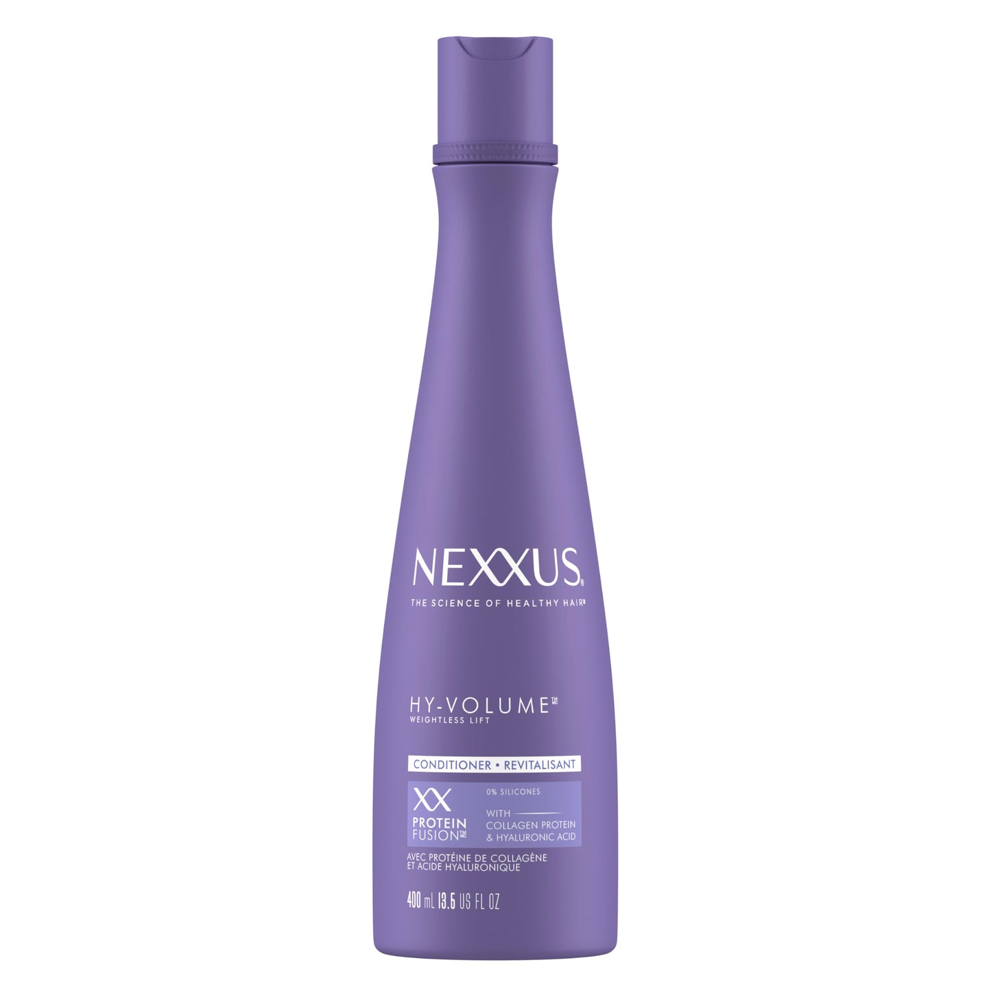 Nexxus Hy-Volume Weightless Lift Conditioner Protein Fusion with Collagen Protein & Hyaluronic Acid For Flat & Limp Hair for 48 Hours of Volume 13.5 Fl Oz