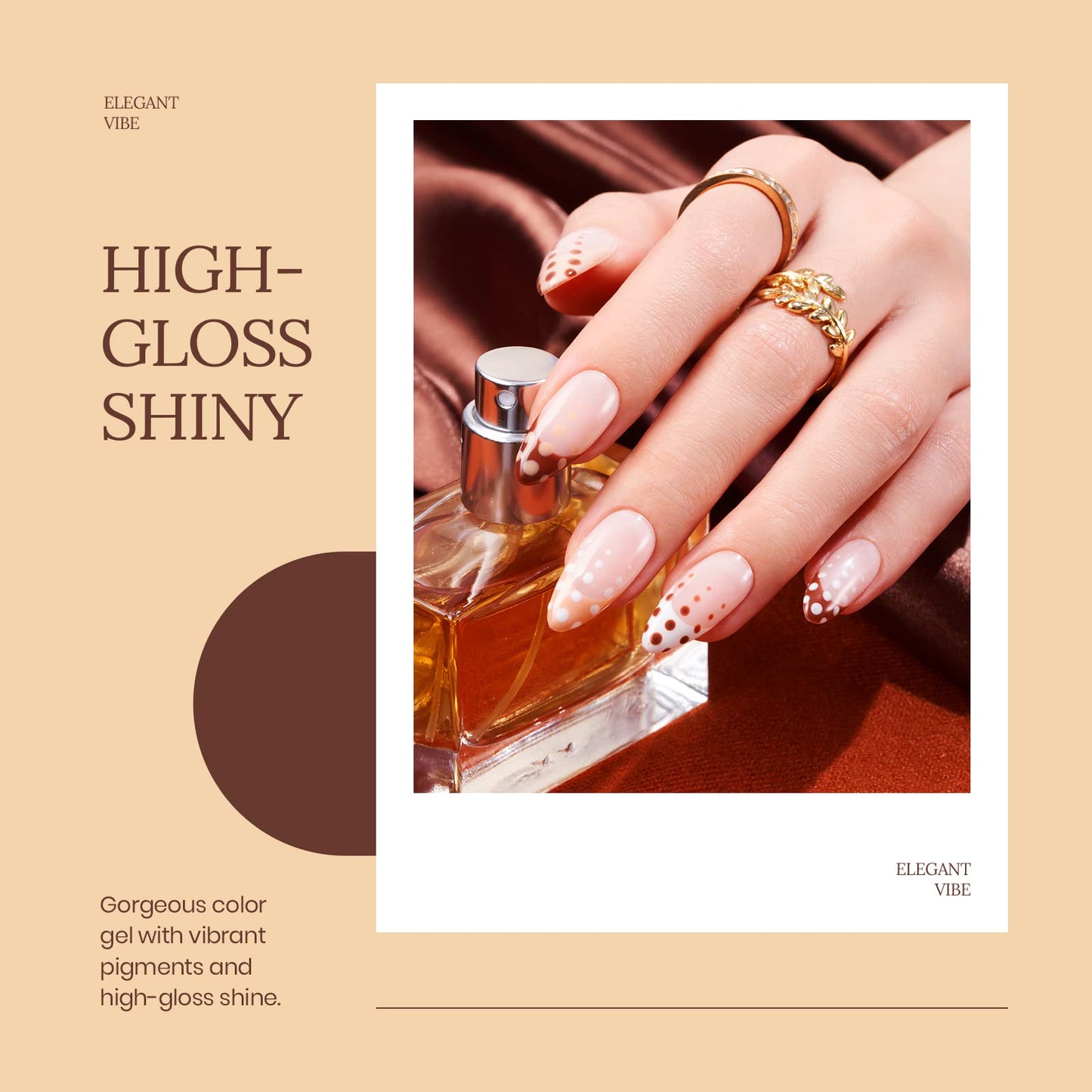 beetles Gel Polish Nail Set 6 Colors Nude Pink Peach Brown Kit Soak Off Led Lamp with Nail Extension Set with 500Pcs Soft Nail Tips Coffin Shape 2 In 1 Nail Glue Base Gel and Led Lamp Easy Diy Kit
