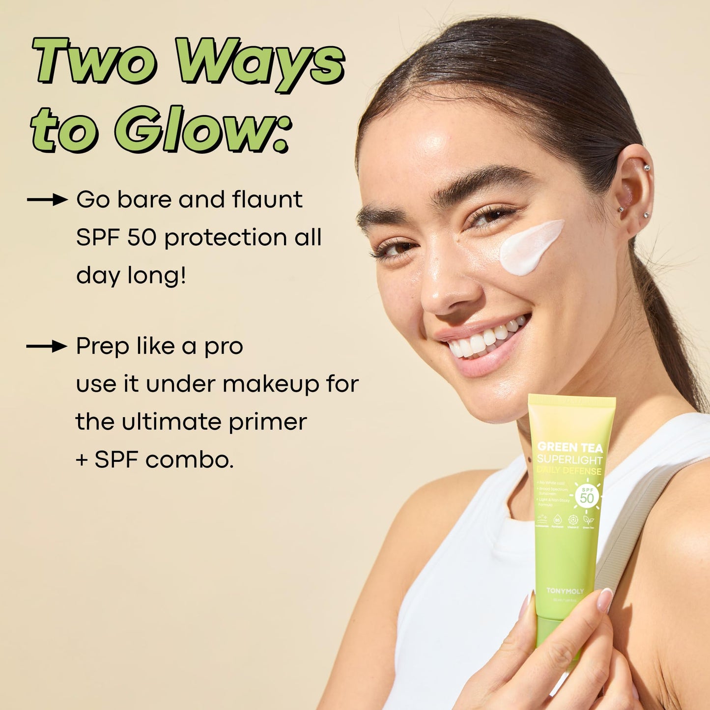 TONYMOLY Green Tea SPF 50 Sunscreen