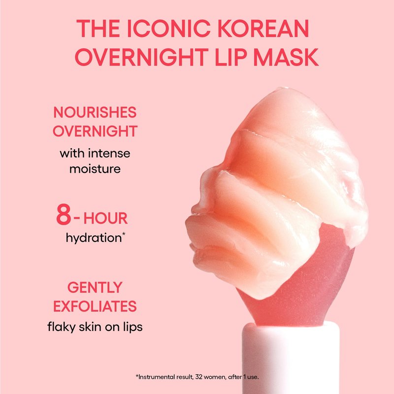 LANEIGE Lip Sleeping Mask Matcha Bubble Tea: Intensive Overnight Lip Mask for Soft, Hydrated Lips