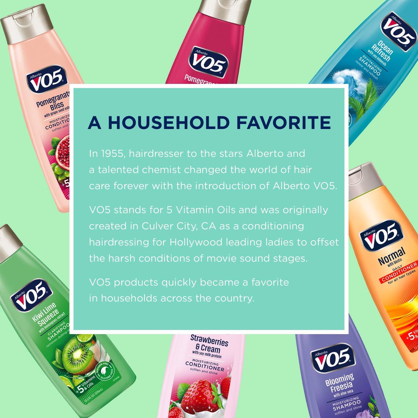 VO5 Moisturizing Shampoo - 12.5 Fl Oz - Pomegranate Bliss - Grape Seed Extract Leaves Hair Looking Vibrant and Beautiful