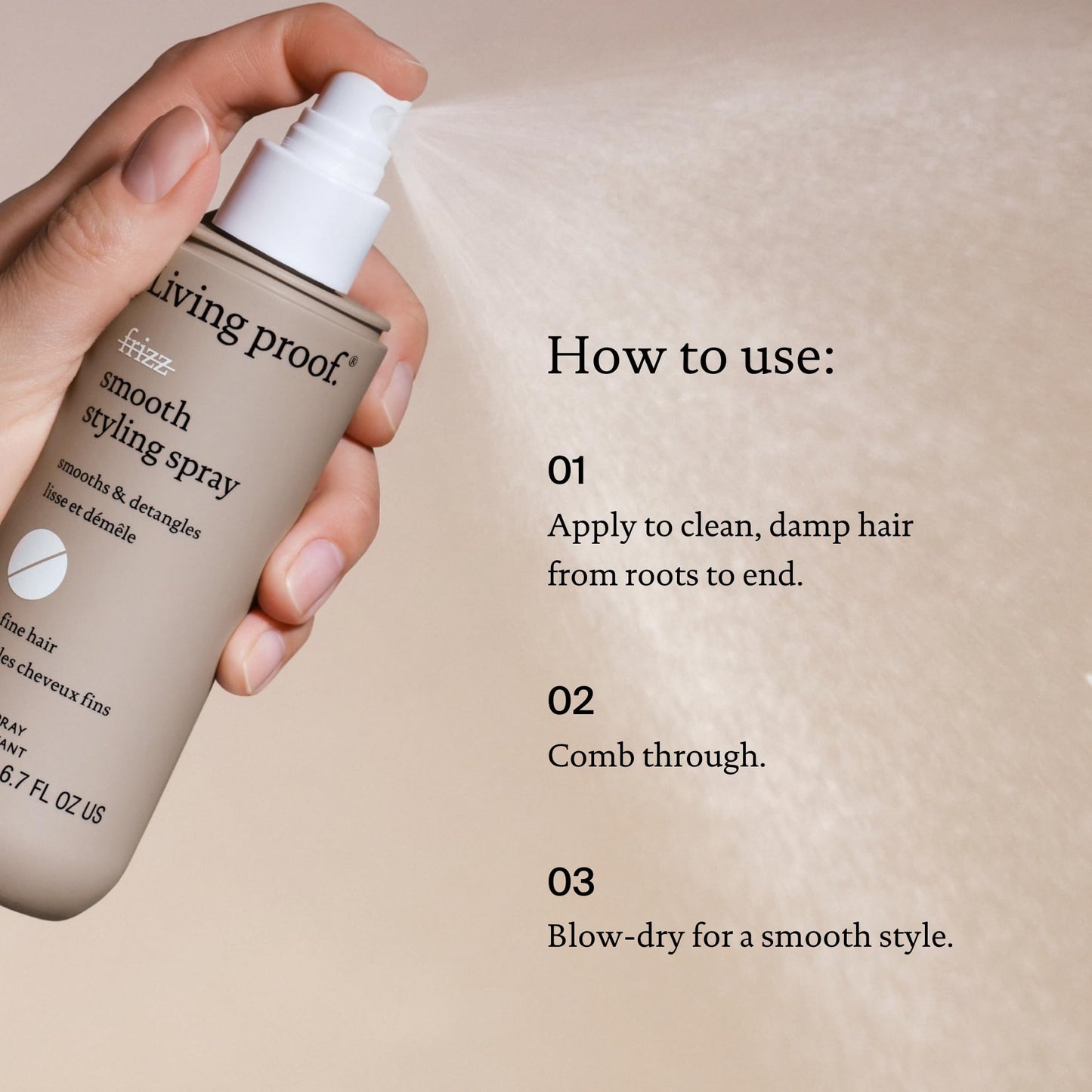 Living Proof No Frizz Smooth Styling Spray