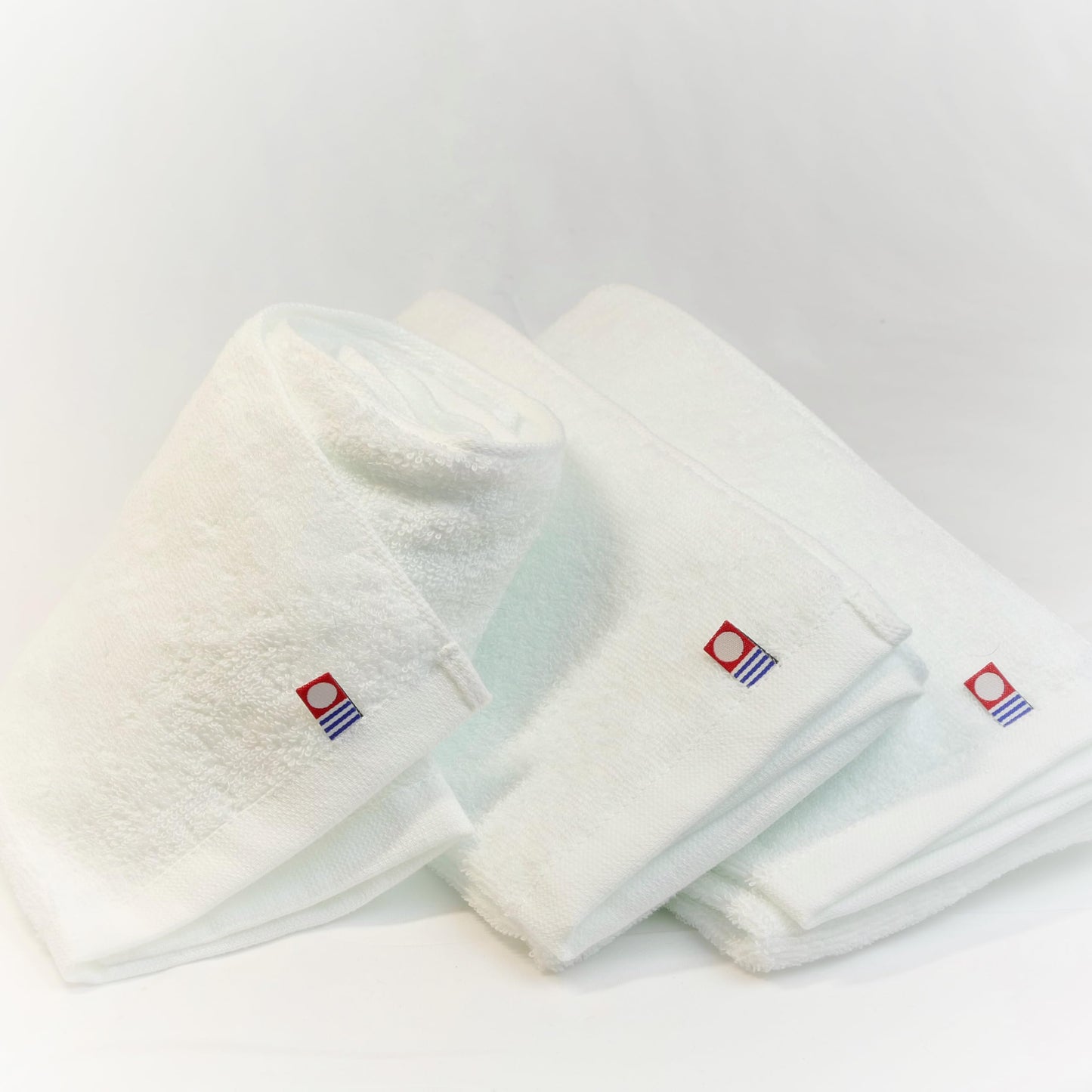 TSマネジメント Soft Airy Washcloths 100% Cotton White 13" x 30" Sets of 1, 3, 5 and 10 Towels Made in Imabari Japan (3)