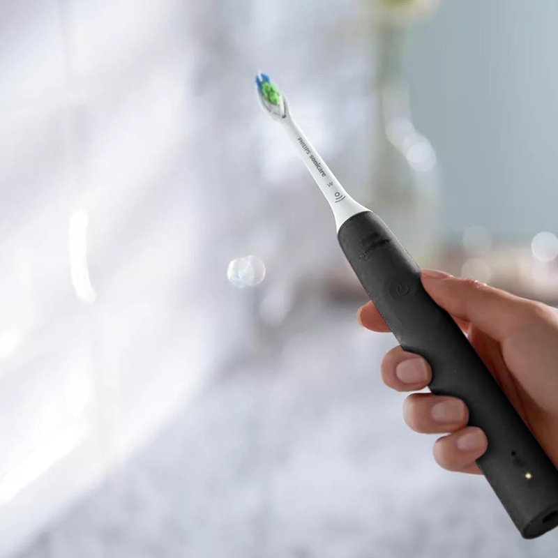 Philips Sonicare Electric Toothbrush - DiamondClean 2-Pack Bundle | Rechargeable, Pressure Sensor, Travel Case, Black