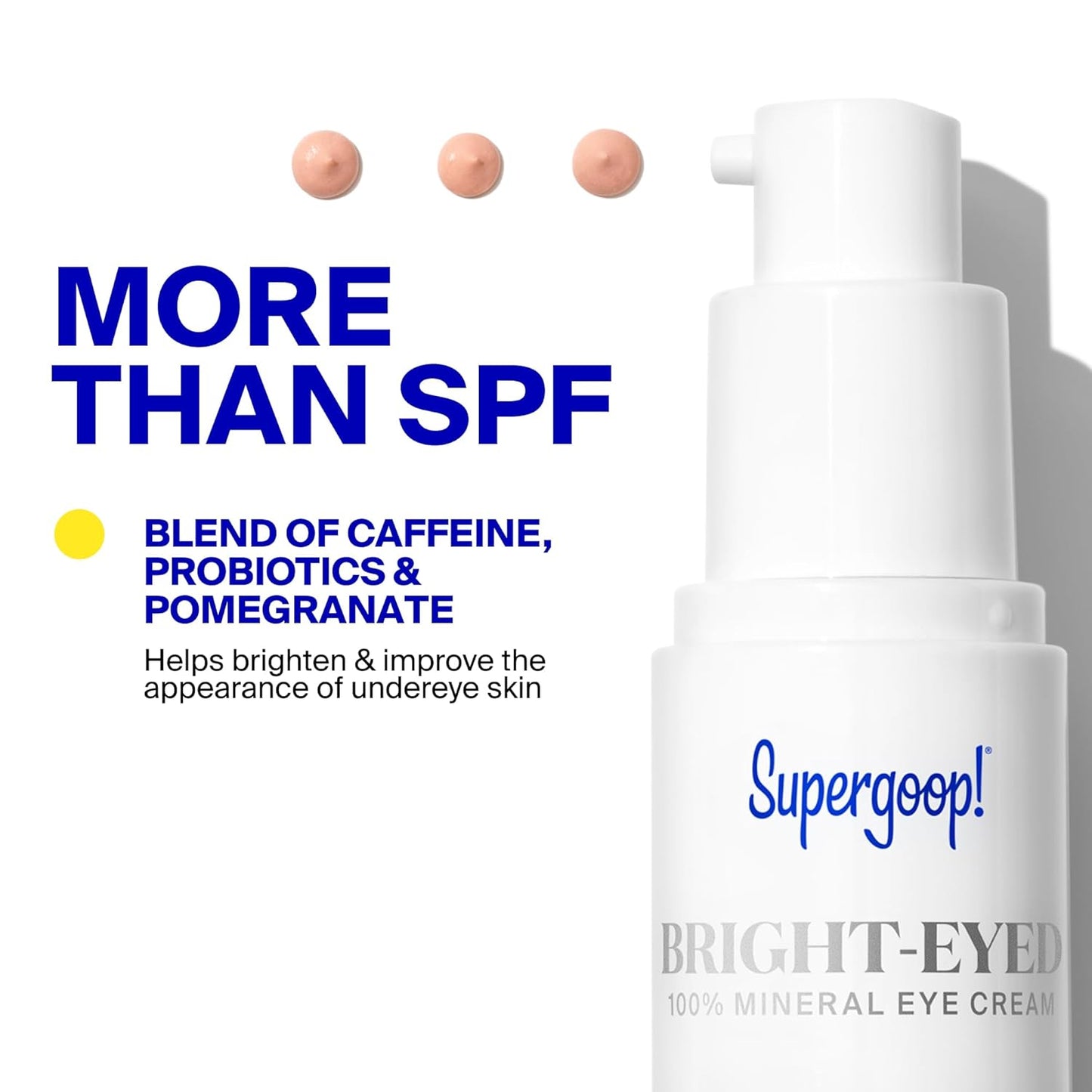 Supergoop! Bright-Eyed 100% Mineral Eye Cream SPF 40 | Hydrating & Anti-Aging Formula