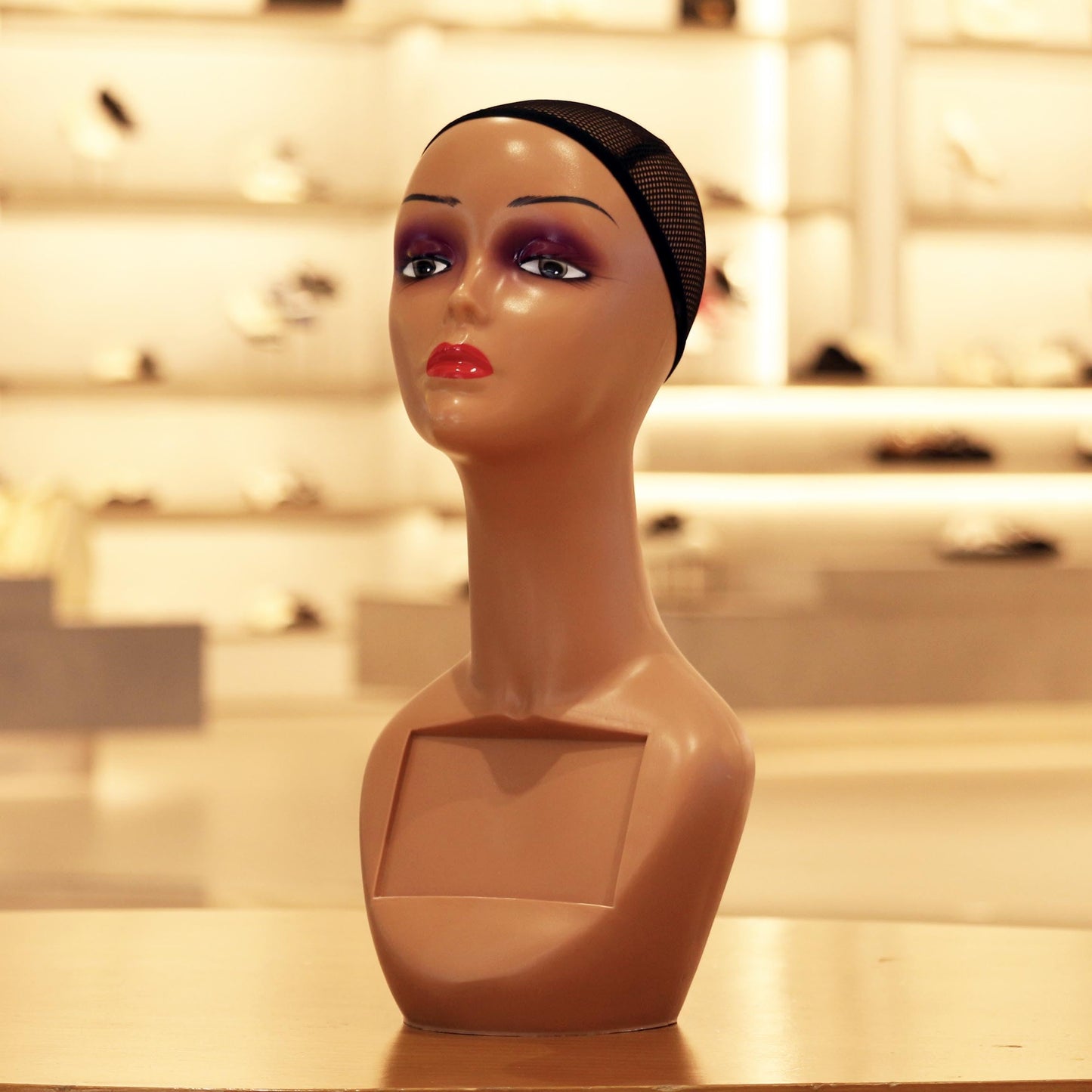 Realistic Mannequin Head For Wig Display JRM010 (Light Brown)