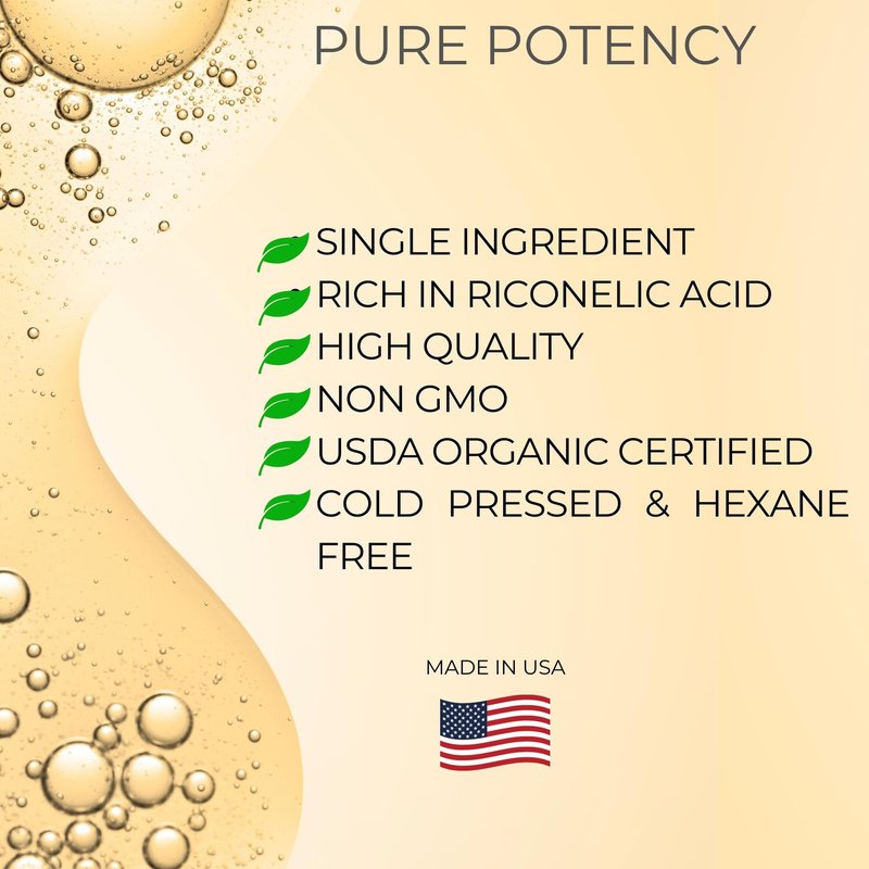 terravera Niyavera Organic Castor Oil USDA Certified 16oz - 100% Pure Golden Cold Pressed Unrefined Hexane Free for Hair Growth, Eyelashes, Eyebrows, Skin - Glass Bottle with Pump