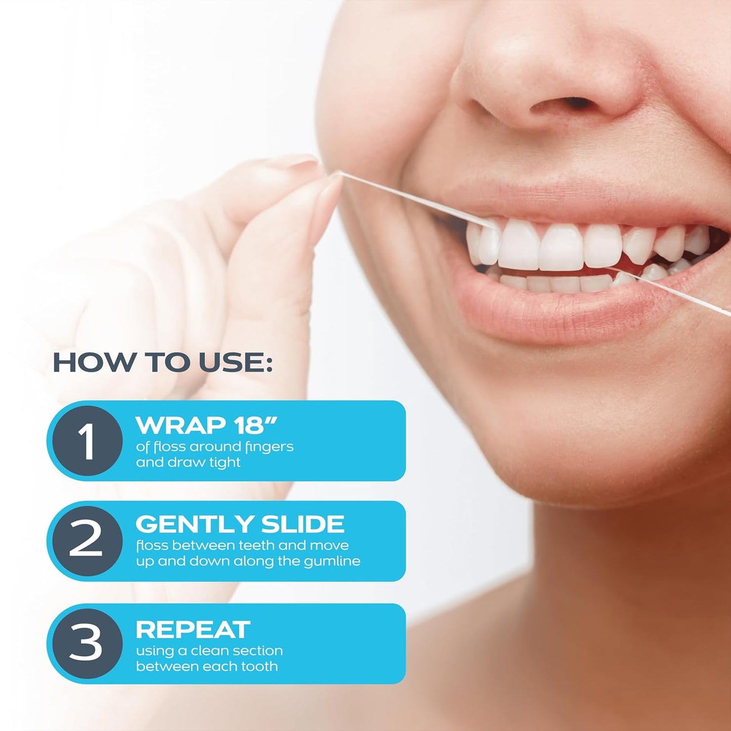 DrTung's Natural Dental Floss - PTFE & PFAS Free, Gentle on Gums | Cardamom Flavor (Pack of 2)