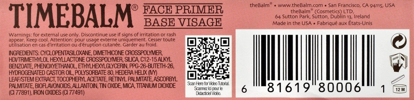 theBalm TimeBalm Face Primer