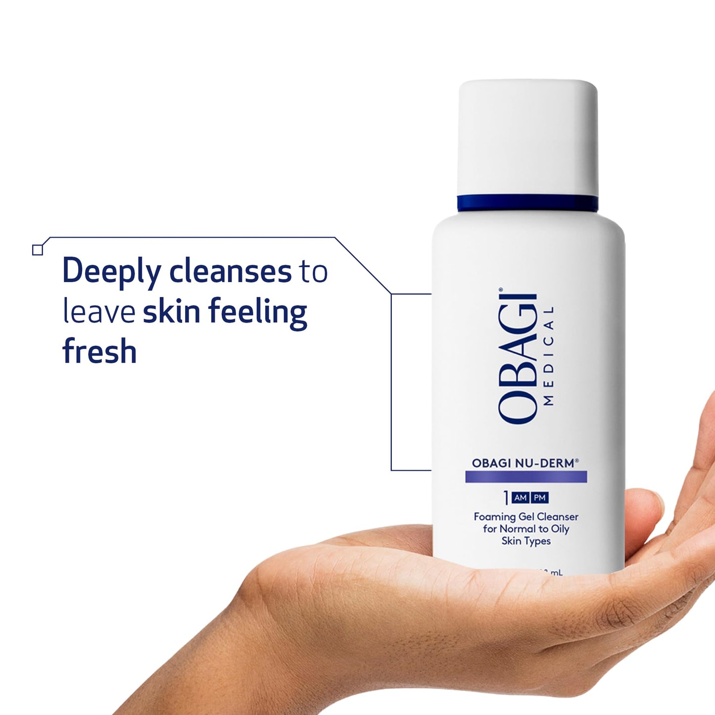 Obagi Nu-Derm Foaming Gel – Gel-Based Cleanser for Normal to Oily & Sensitive Skin – Two Pack, 2 * 6.7 oz