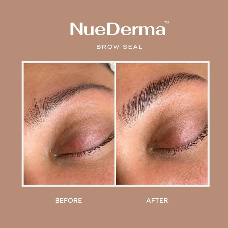 Brow Seal with Castor Oil - Waterproof Clear Eyebrow Gel for Feathered & Fluffy Brows | 1 OZ